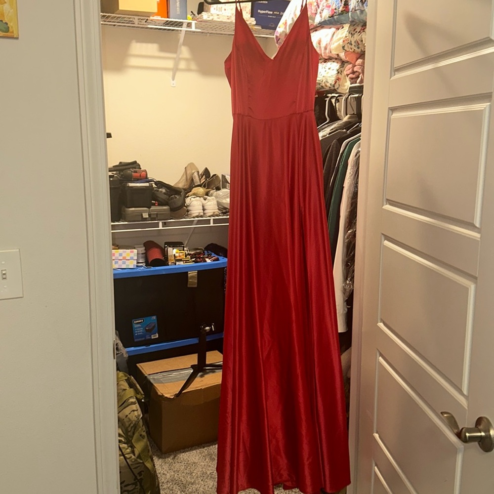 Elegant Red Gown